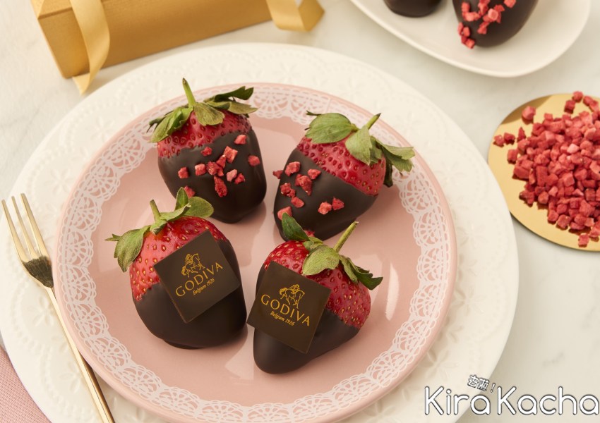 GODIVA手製草莓巧克力/ KiraKacha去啦！