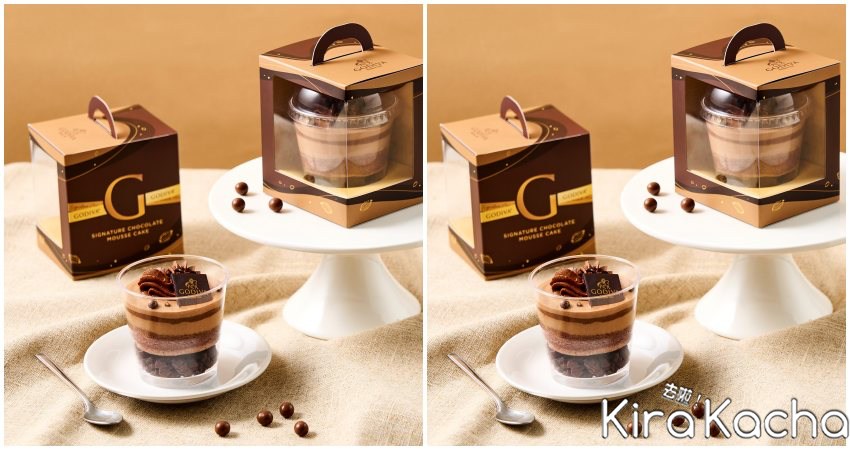 GODIVA醇黑巧克力慕斯蛋糕 / KiraKacha去啦！