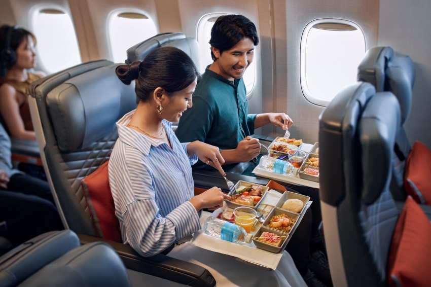 新加坡航空升級優選經濟艙的機上餐飲與盥洗包，3/31提升旅客的飛行體驗