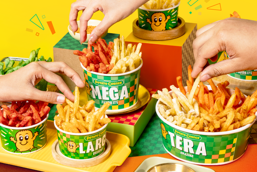Potato Corner信義區旗艦店開幕！現點現炸「薯條自由」引爆排隊狂潮，台灣美食圈「鹹食甜點化」新潮流搶先看