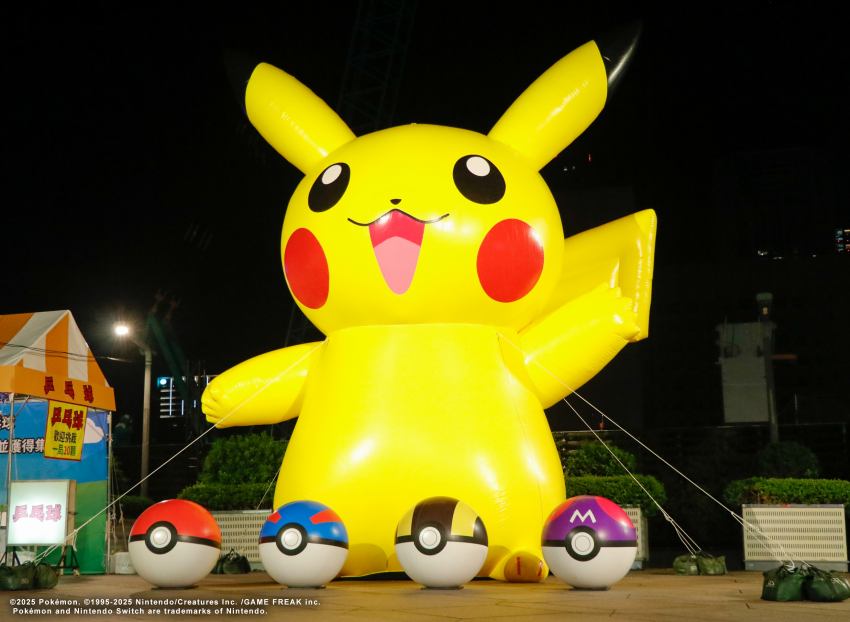 《寶可夢傳說 Z-A》正式發售，Nintendo Switch 2實機試玩首度在台亮相！台北101水舞廣場化身寶可夢夜市祭，20隻人氣寶可夢拍照區與限定集章任務等你來挑戰。