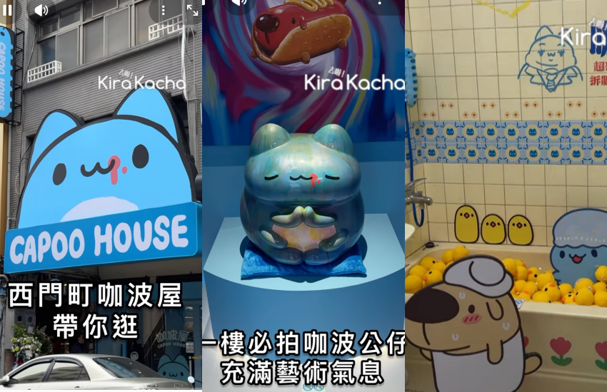 台北咖波屋西門店開幕　3層樓主題空間打造貓貓蟲咖波拍照新聖地
