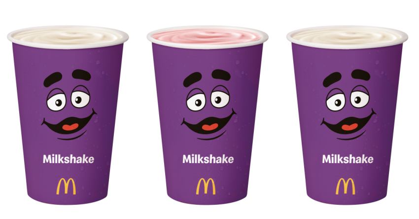 回憶殺,麥當勞奶昔大哥、經典奶昔回來了,限量毛毛包加購價149元,全台12間門市喝得到