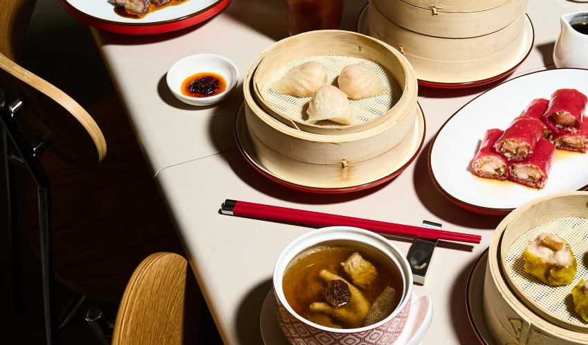 台北全新「三點三 DIM SUM TIME」開幕,每日手工現做蝦餃腸粉雪山包展現正宗港點文化
