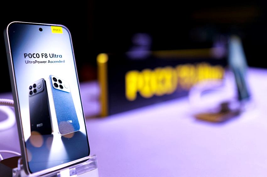 旗艦手機 POCO F8 Ultra 搭5倍潛望長焦與6500mAh 大電池台灣正式開賣