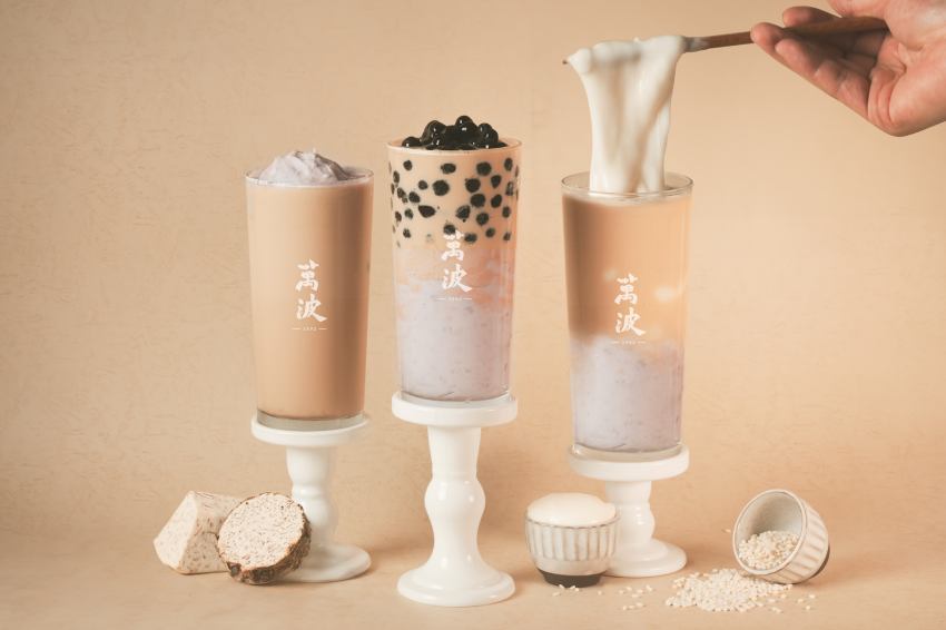 萬波秋冬限定「芋頭系列」登場!米麻糬芋泥奶茶、波霸芋泥奶茶同步開賣
