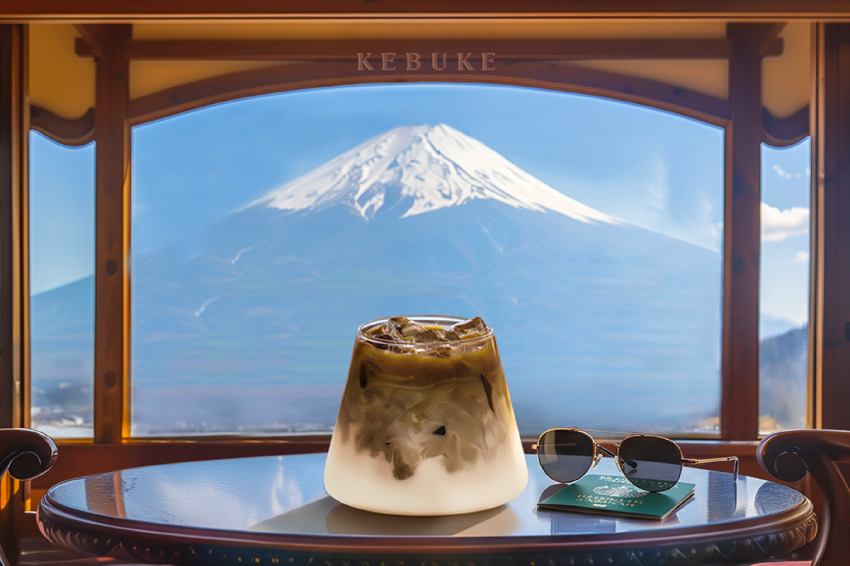 可不可熟成茶行推出冬日新品「靜岡焙茶烏龍奶」,以日本富士山窗景為概念,強調濃厚的日系焙茶風味