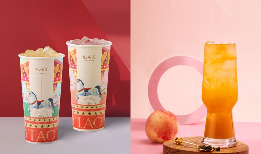 手搖飲控必看，先喝道祭出冬季太妃系列買一送一，四季春茶王與玫瑰水接力特惠，全新馬年旋轉木馬杯身打造新春儀式感