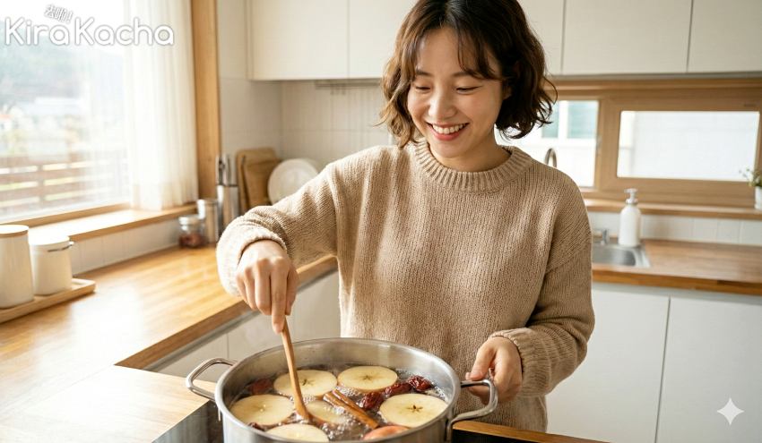 趙露思蘋果水與蘋果肉桂水近期爆紅，梁家瑋營養師分析其主要功效在於替代含糖飲料以減少熱量攝取，並非直接燃脂