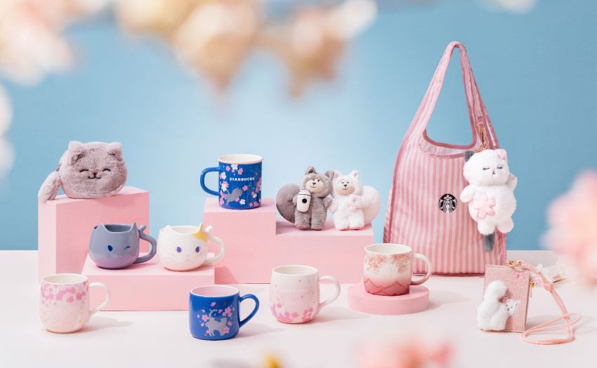 櫻花控衝了！星巴克限定粉紅草莓風味星冰樂、春讚咖啡豆浪漫上市