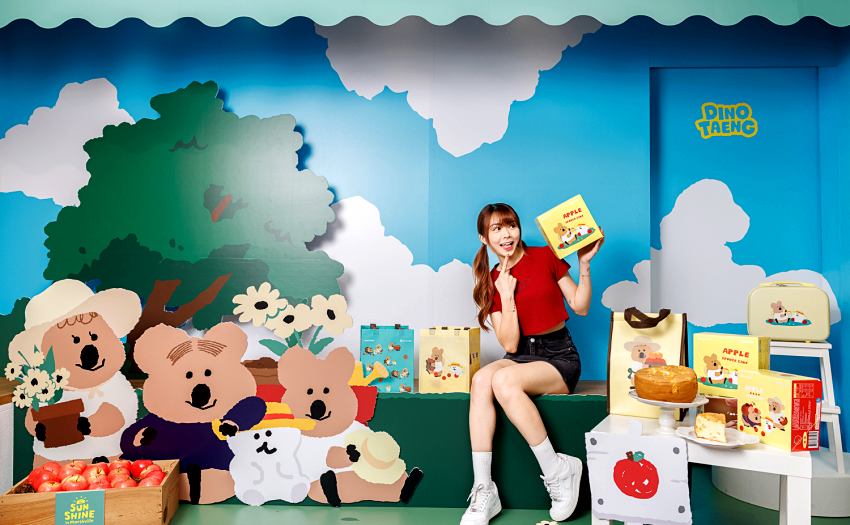 門市完美還原Marshville蘋果園場景,提供豐富的視覺與拍照互動體驗。