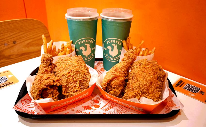 Popeyes開工祭「加99元多1套」炸雞分量翻倍,連22天來店再送肯瓊薯條