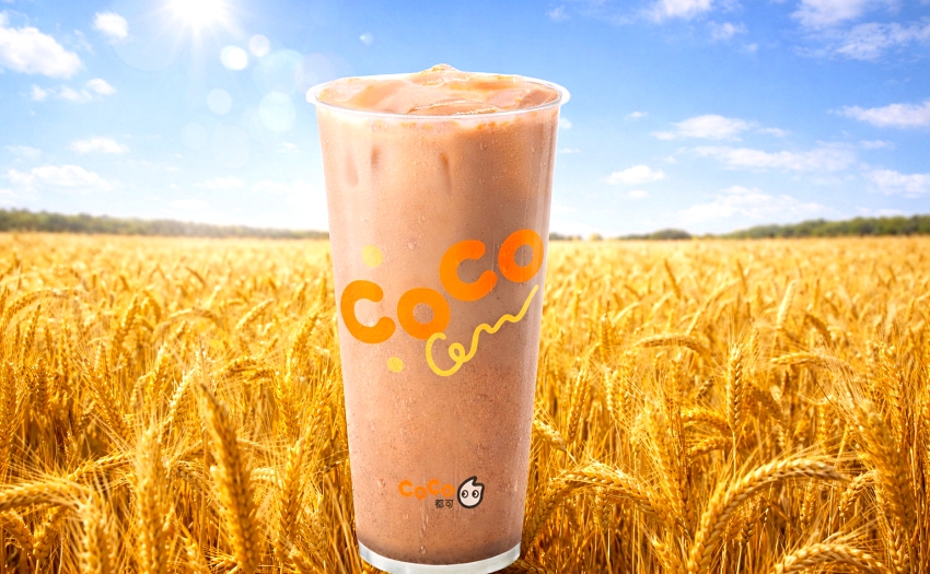 CoCo都可春分新品登場。擂擂穀麥奶茶買1送1、茉香凍奶綠限時2杯99元。