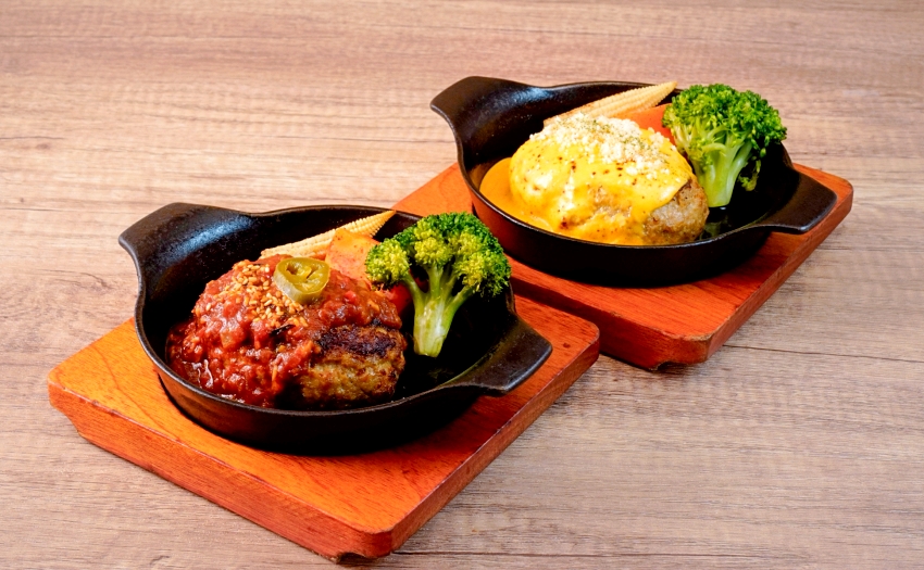 南港LaLaport美食新選擇,米與多蜜日式漢堡排推起司瀑布與莎莎醬