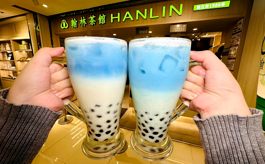 TWICE演唱會應援，翰林茶館星光藍珍珠奶茶回歸，憑門票免費換飲品。