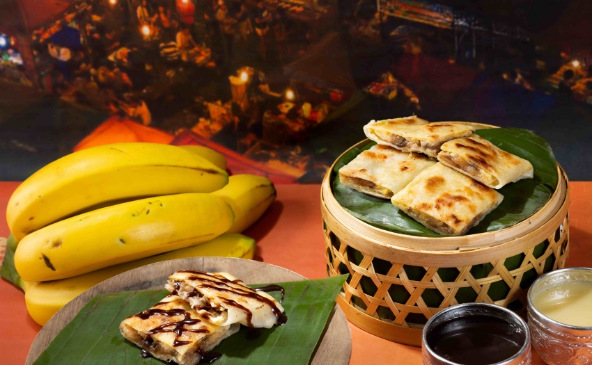秒飛曼谷，晶華泰市場二周年祭出4人折1000元，脆皮燒肉與香蕉煎餅等泰式美食限時供應