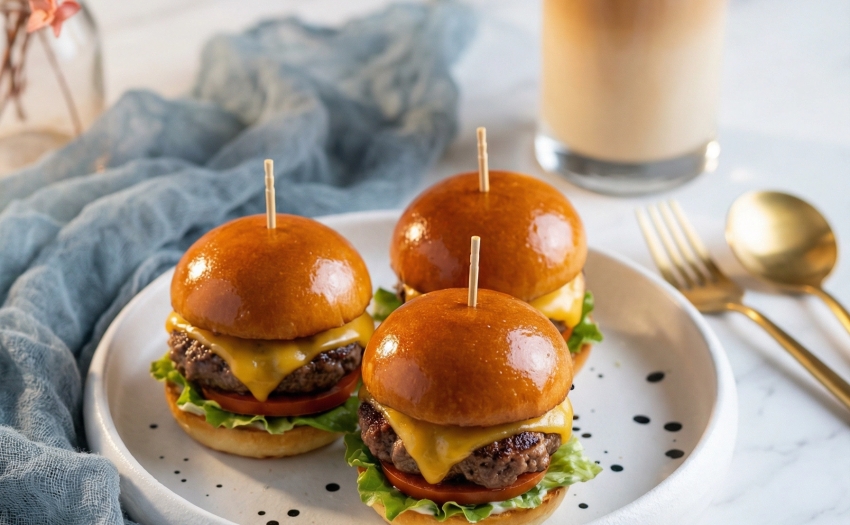 杜拜迷你漢堡進駐微風廣場！職人手打牛肉排打造精緻小漢堡新食尚