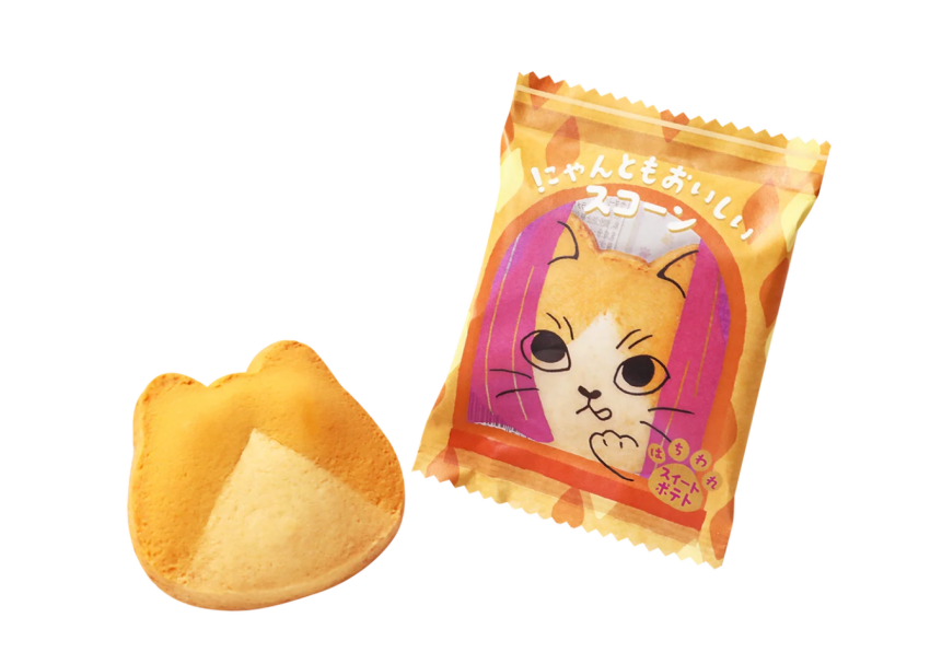 喵咪好吃司康  ねこねこ甜薯司康  日本貓咪造型司康