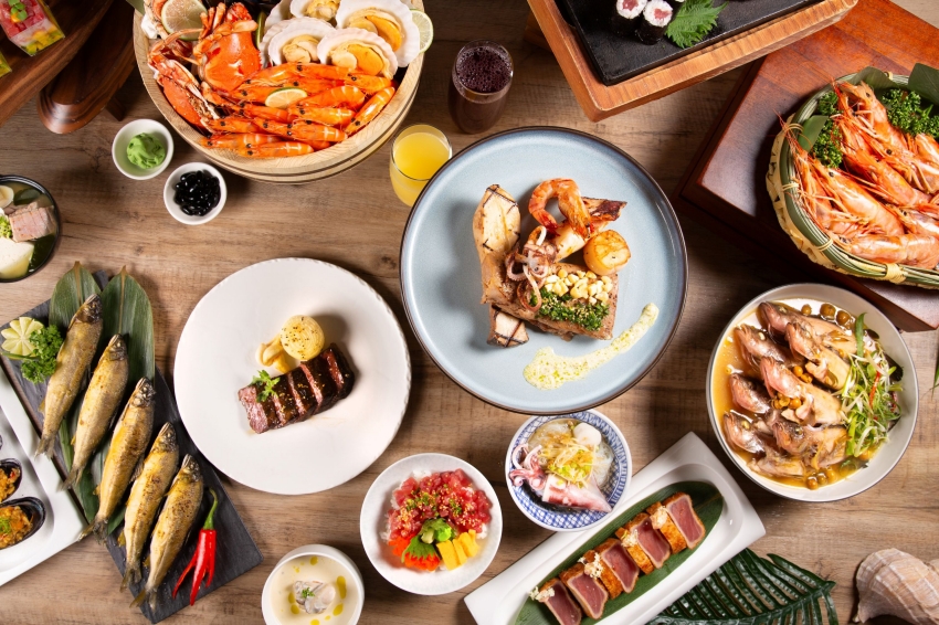 台北萬豪 Garden Kitchen 鮪魚海鮮吃到飽,名字有鮪平日免費升等主餐!