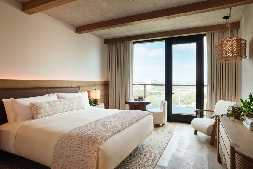 1 Hotels Austin 奧斯丁壹酒店 奧斯丁奢華飯店推薦 2026 1 Hotels 德州首間據點 Waterline 德州第一高樓飯店 Bamford 康體水療中心 奧斯丁
