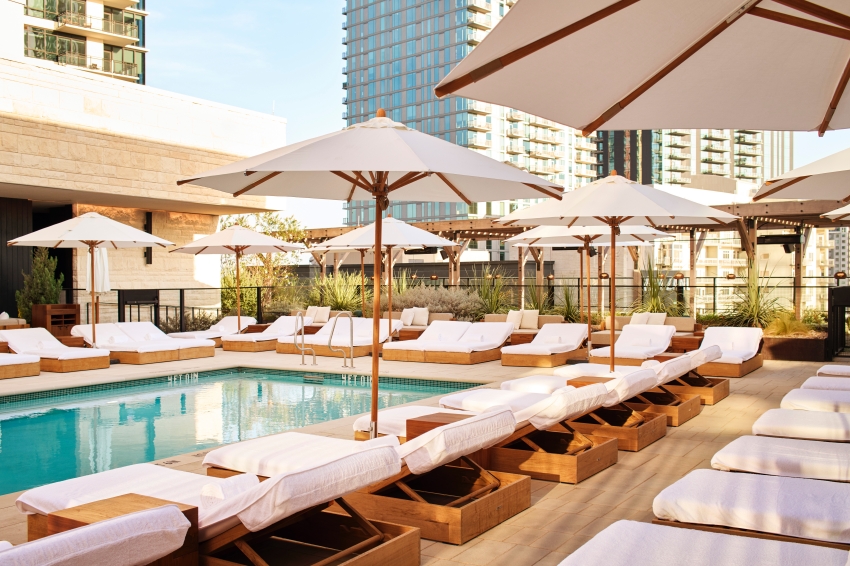 1 Hotels Austin 奧斯丁壹酒店 奧斯丁奢華飯店推薦 2026 1 Hotels 德州首間據點 Waterline 德州第一高樓飯店 Bamford 康體水療中心 奧斯丁