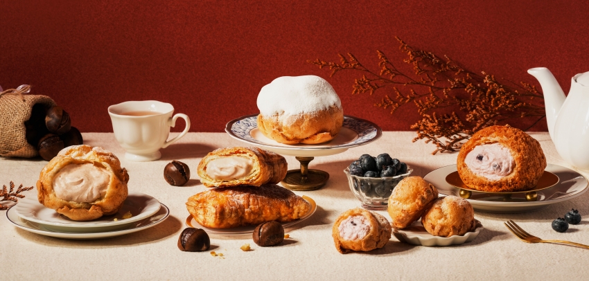 beard papa's 法式栗子泡芙 2026 鬍子爺爺 10月限定 泡芙 beard papa's 棉花糖耶克 萬聖節限定 甜橙巧克力泡芙 beard papa's 週年慶優惠 84折