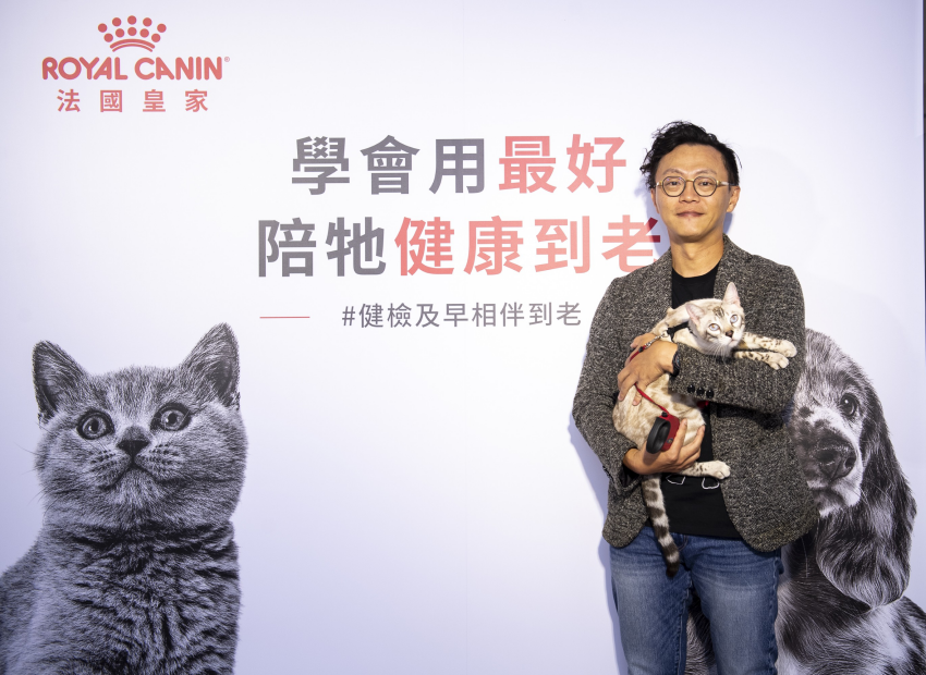 法國皇家表示,「健檢及早,相伴到老」計畫已邁入第5年,合作動物醫院逾260間。圖/法國皇家提供
