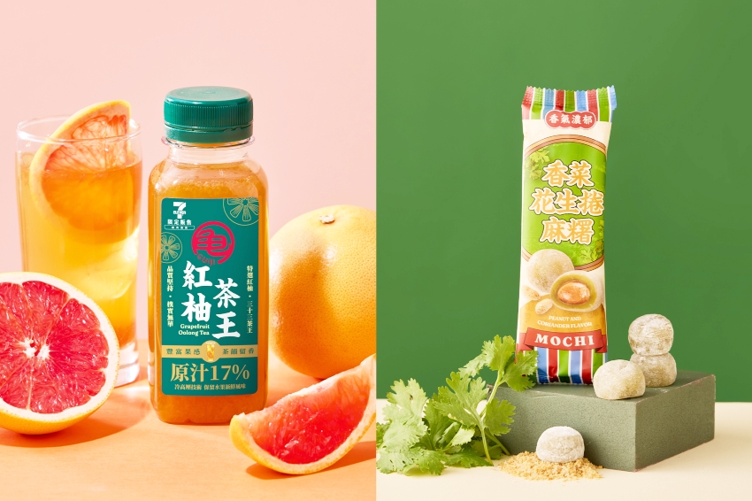 711龜記紅柚茶王價格 香菜花生捲麻糬小七 7ELEVEN秋季新品2026 龜記瓶裝飲料711 香菜麻糬711優惠 上友食品711新品